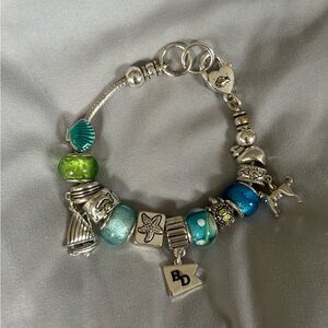 beachy charm bracelet